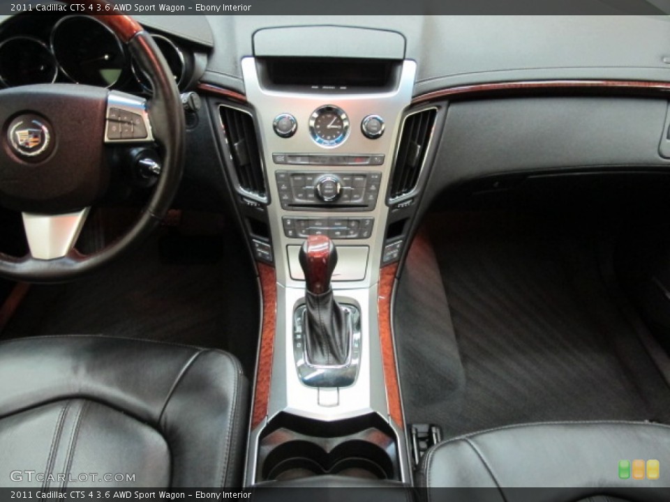 Ebony Interior Dashboard for the 2011 Cadillac CTS 4 3.6 AWD Sport Wagon #70728266