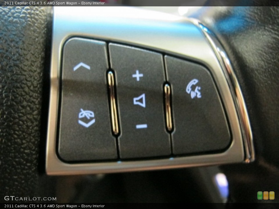 Ebony Interior Controls for the 2011 Cadillac CTS 4 3.6 AWD Sport Wagon #70728371