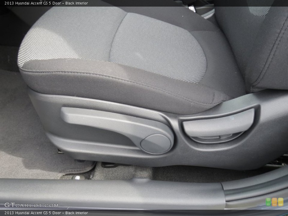 Black Interior Front Seat for the 2013 Hyundai Accent GS 5 Door #70729867