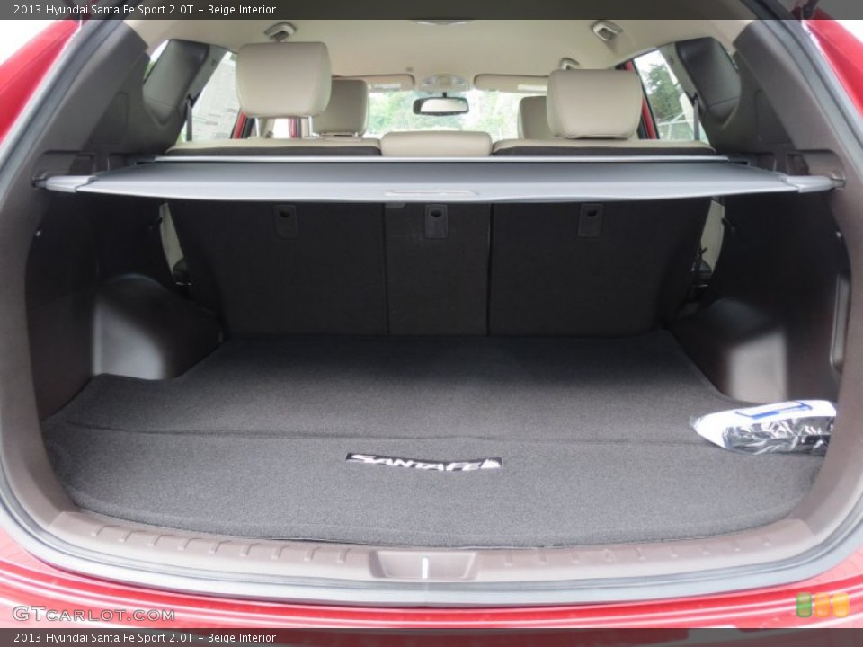 Beige Interior Trunk for the 2013 Hyundai Santa Fe Sport 2.0T #70731035
