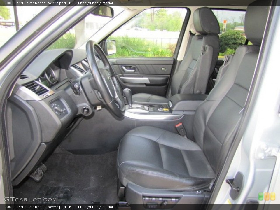 Ebony/Ebony Interior Photo for the 2009 Land Rover Range Rover Sport HSE #70731047