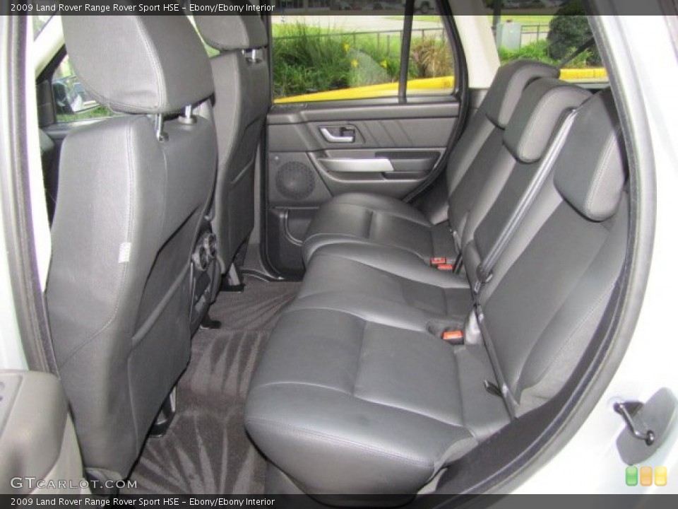 Ebony/Ebony Interior Rear Seat for the 2009 Land Rover Range Rover Sport HSE #70731065