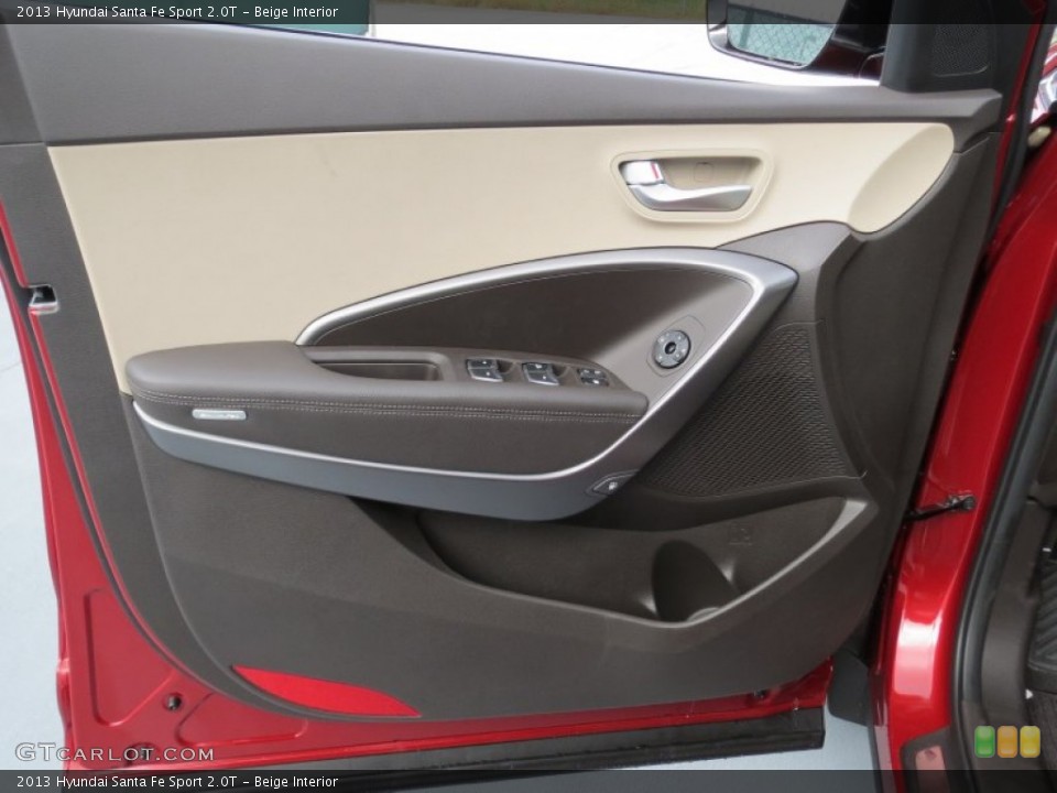 Beige Interior Door Panel for the 2013 Hyundai Santa Fe Sport 2.0T #70731069
