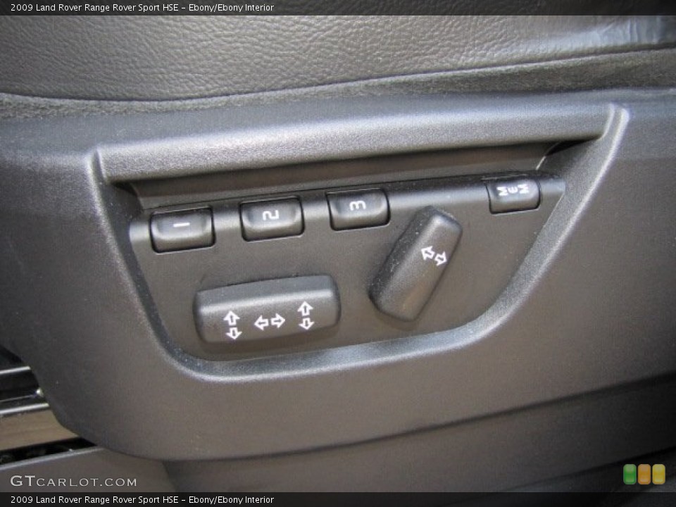 Ebony/Ebony Interior Controls for the 2009 Land Rover Range Rover Sport HSE #70731341