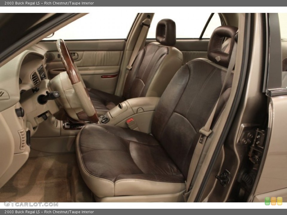 Rich Chestnut/Taupe Interior Front Seat for the 2003 Buick Regal LS #70734973