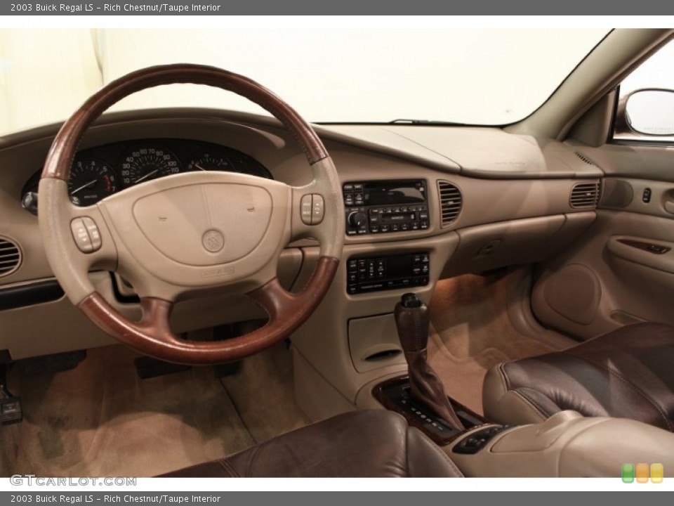 Rich Chestnut/Taupe Interior Dashboard for the 2003 Buick Regal LS #70734981