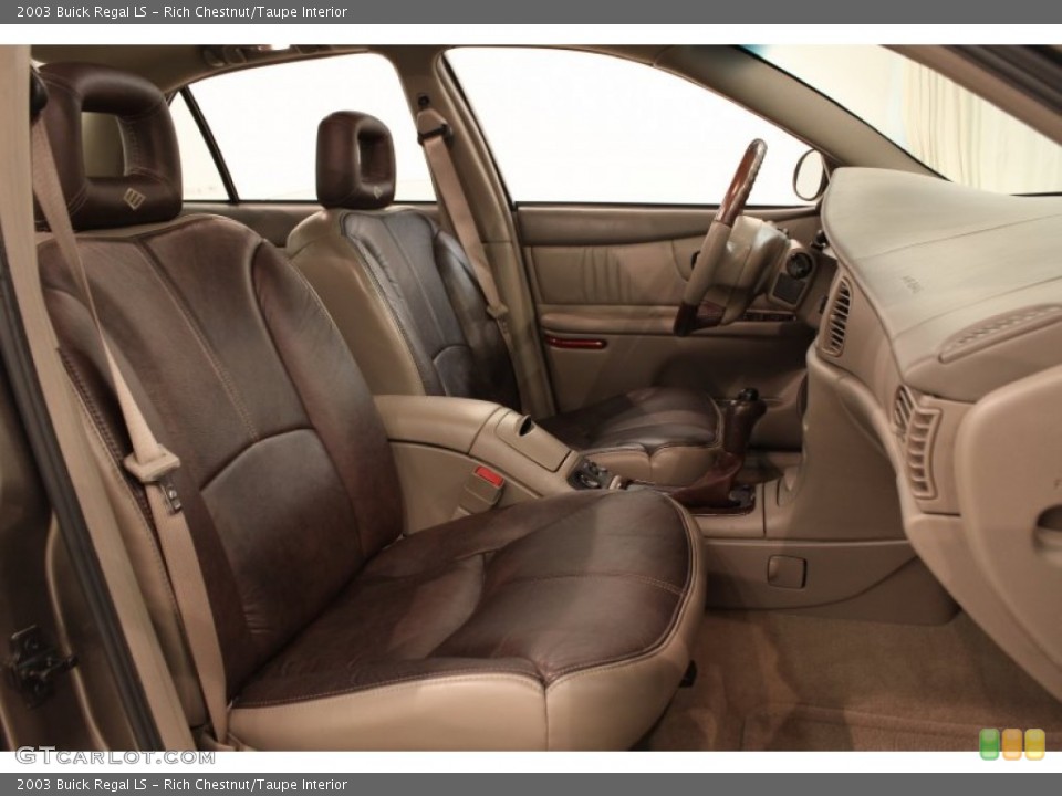 Rich Chestnut/Taupe 2003 Buick Regal Interiors