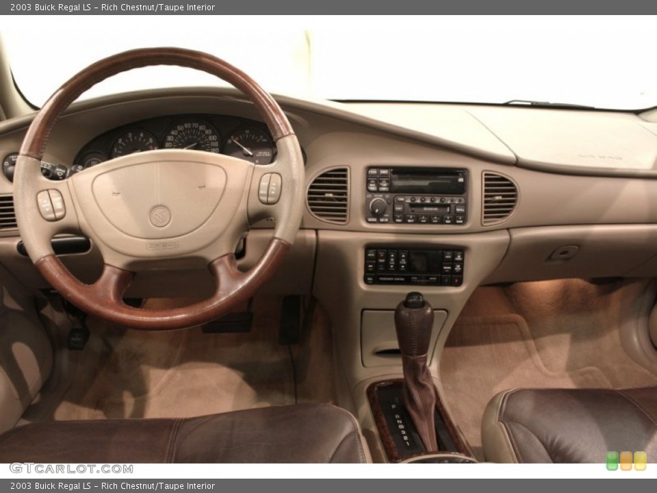 Rich Chestnut/Taupe Interior Dashboard for the 2003 Buick Regal LS #70735068