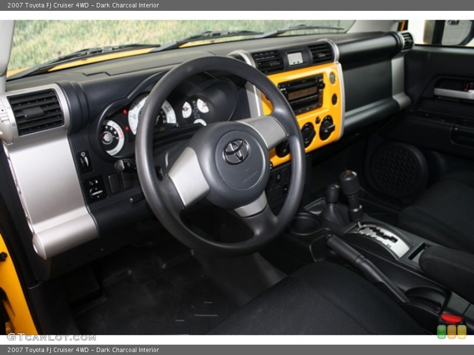 Dark Charcoal Interior Dashboard for the 2007 Toyota FJ Cruiser 4WD #70735604