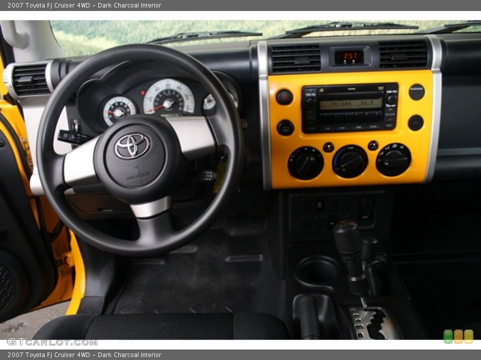 Dark Charcoal Interior Dashboard for the 2007 Toyota FJ Cruiser 4WD #70735616