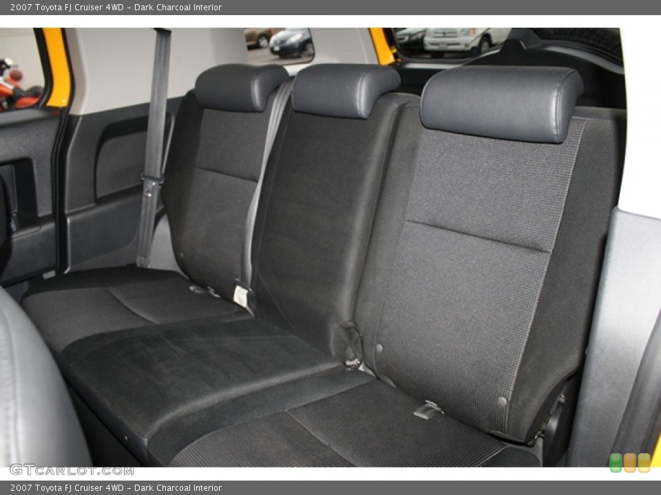 Dark Charcoal Interior Rear Seat for the 2007 Toyota FJ Cruiser 4WD #70735676