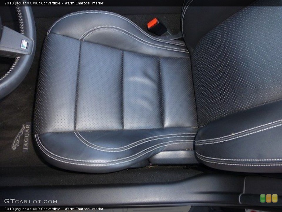 Warm Charcoal Interior Front Seat for the 2010 Jaguar XK XKR Convertible #70739288