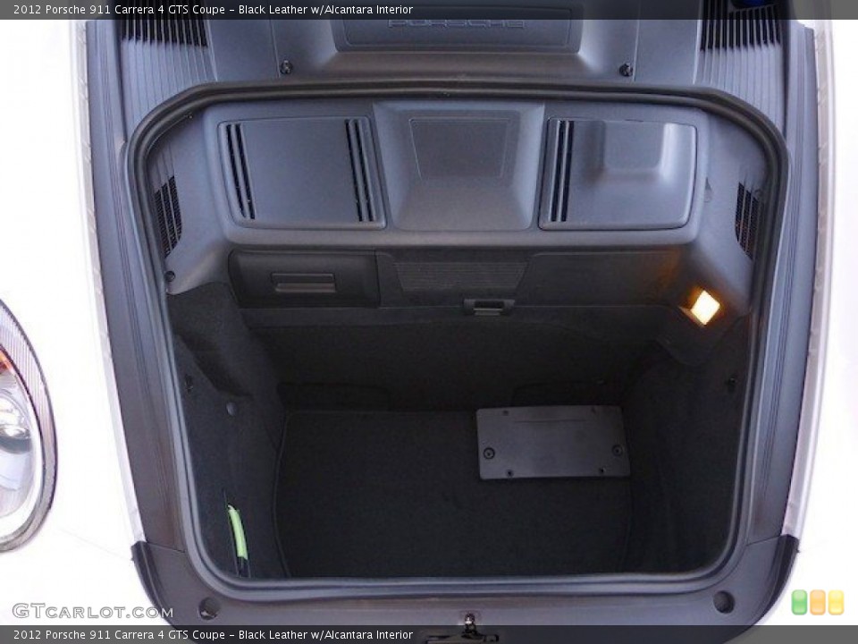 Black Leather w/Alcantara Interior Trunk for the 2012 Porsche 911 Carrera 4 GTS Coupe #70739516