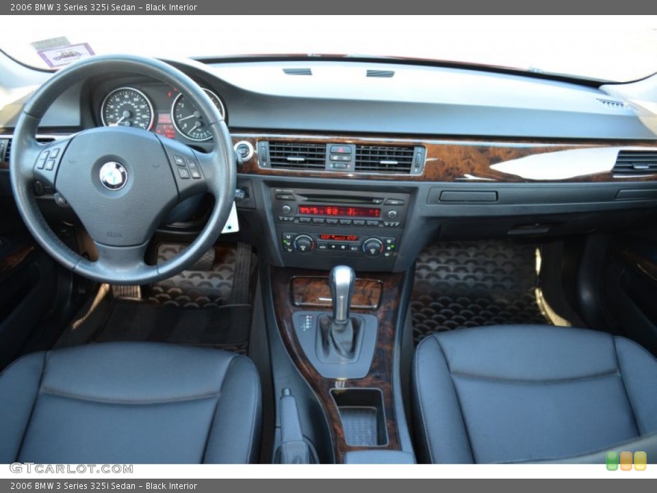 Black Interior Dashboard for the 2006 BMW 3 Series 325i Sedan #70739999