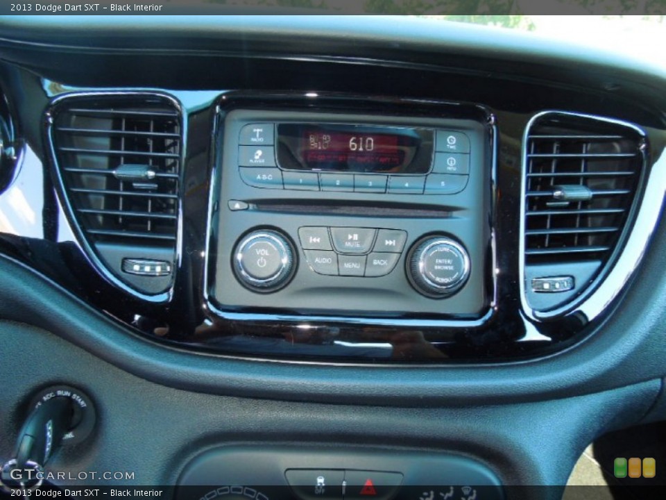 Black Interior Controls for the 2013 Dodge Dart SXT #70740589