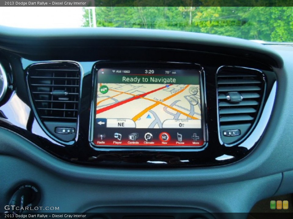 Diesel Gray Interior Navigation for the 2013 Dodge Dart Rallye #70740746