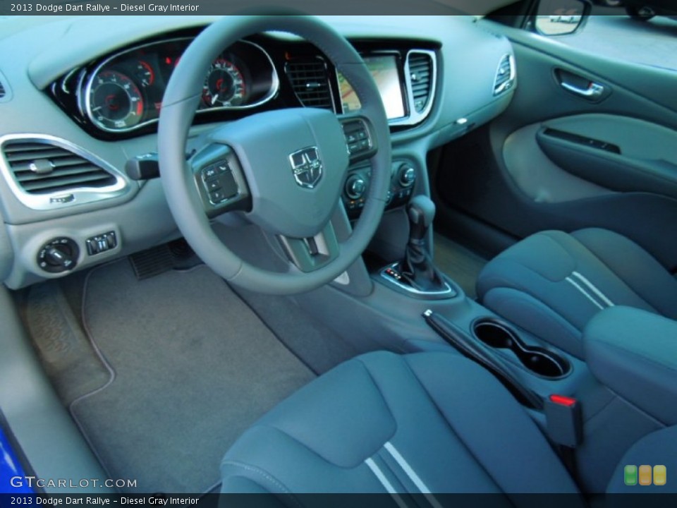 Diesel Gray Interior Prime Interior for the 2013 Dodge Dart Rallye #70740824
