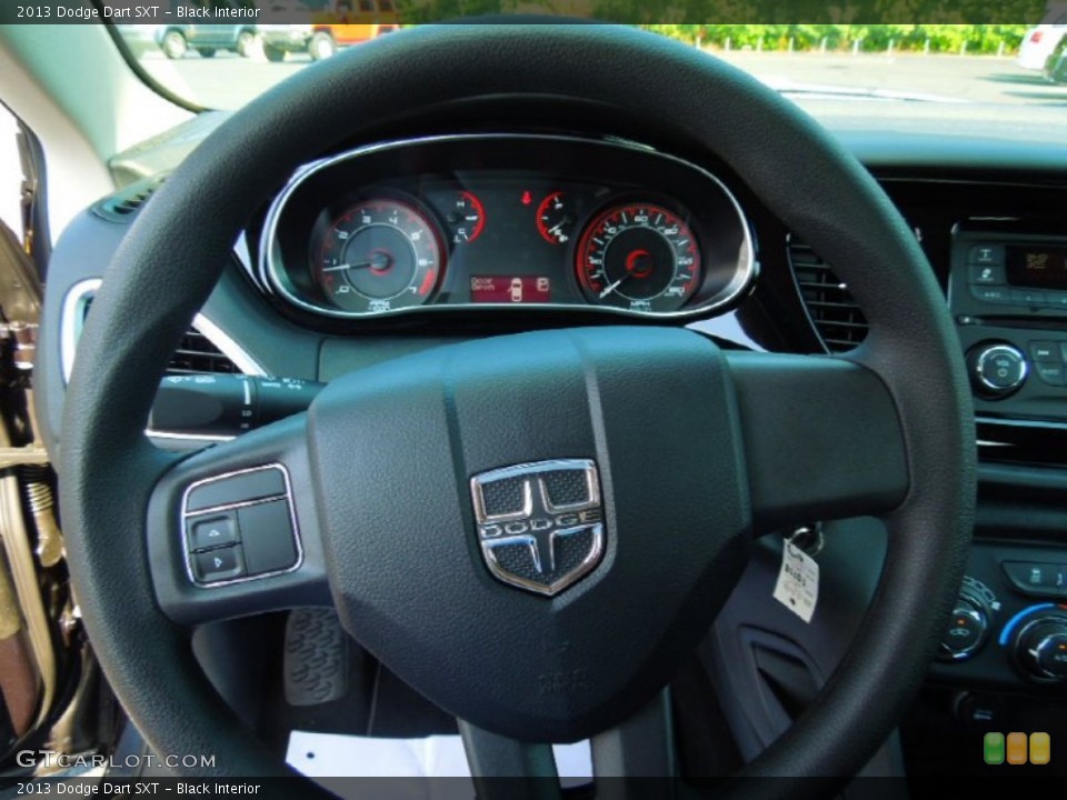Black Interior Steering Wheel for the 2013 Dodge Dart SXT #70740905