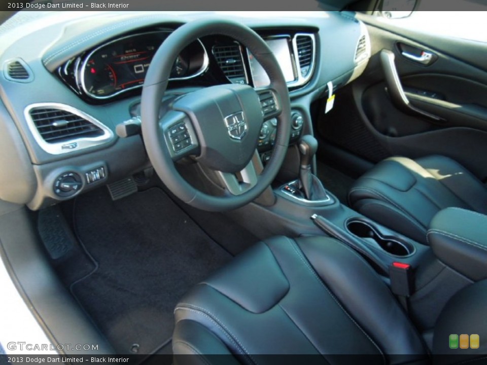 Black Interior Prime Interior for the 2013 Dodge Dart Limited #70742120