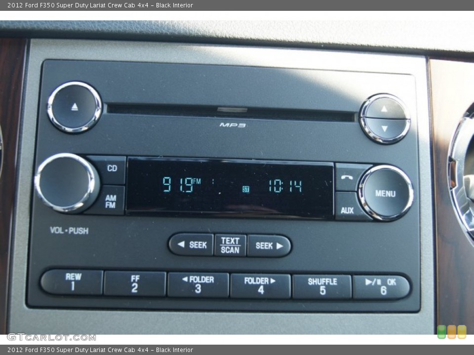 Black Interior Audio System for the 2012 Ford F350 Super Duty Lariat Crew Cab 4x4 #70742377