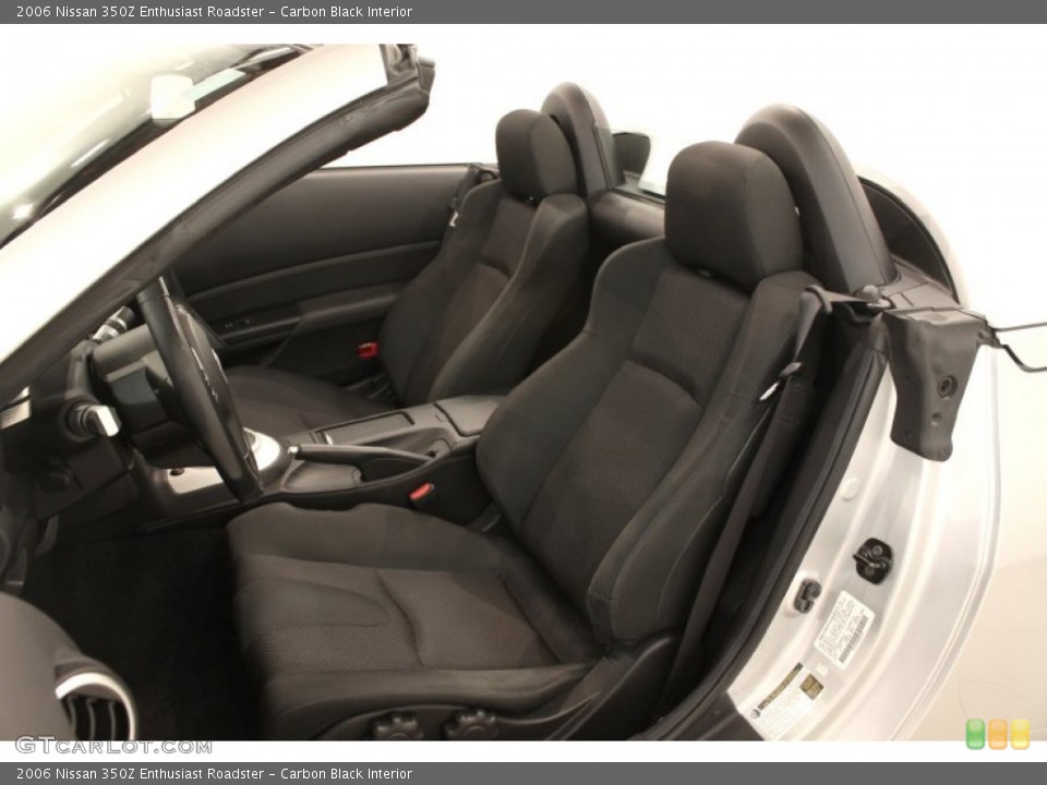 Carbon Black Interior Front Seat for the 2006 Nissan 350Z Enthusiast Roadster #70744442