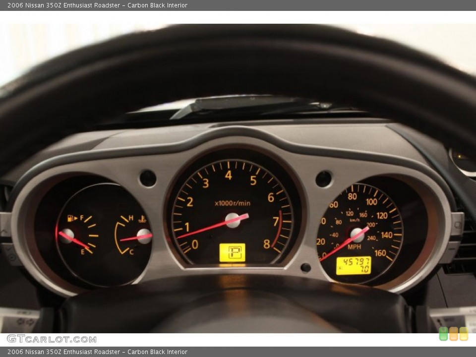 Carbon Black Interior Gauges for the 2006 Nissan 350Z Enthusiast Roadster #70744466