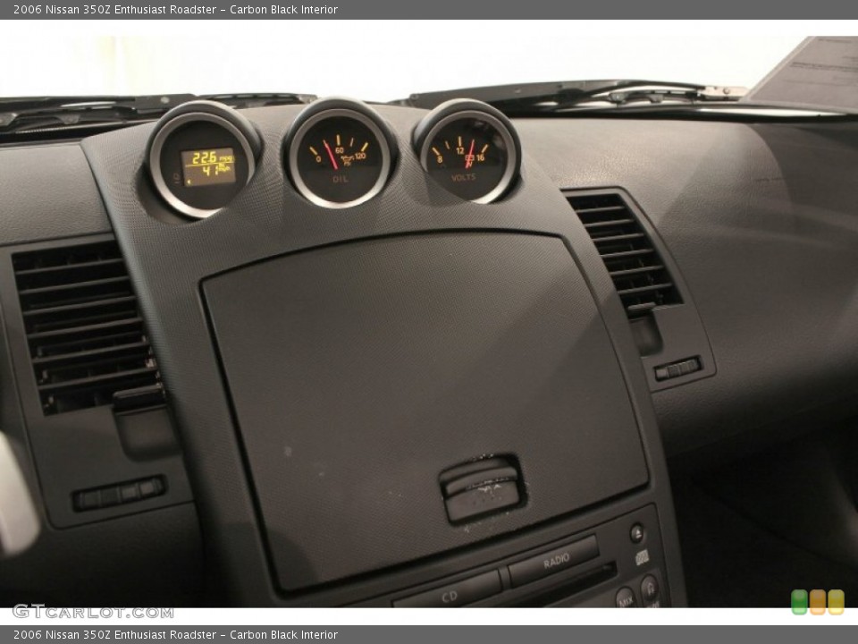 Carbon Black Interior Gauges for the 2006 Nissan 350Z Enthusiast Roadster #70744478