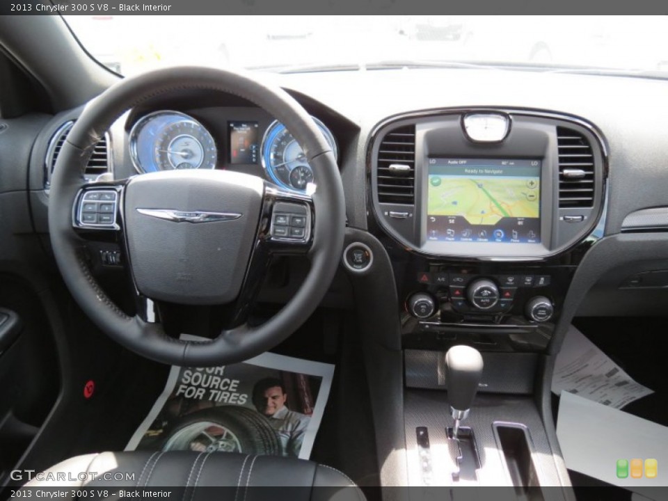 Black Interior Dashboard for the 2013 Chrysler 300 S V8 #70745216