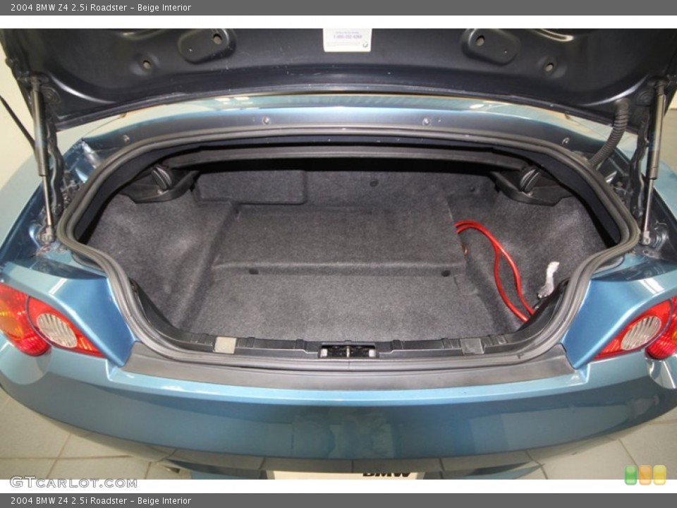 Beige Interior Trunk for the 2004 BMW Z4 2.5i Roadster #70747956