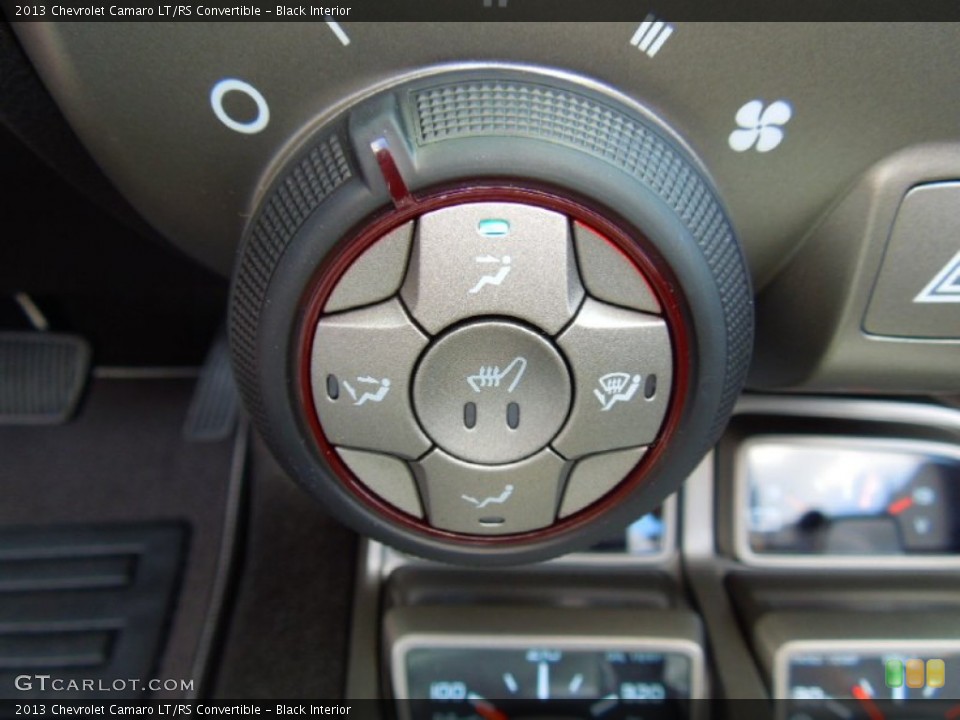 Black Interior Controls for the 2013 Chevrolet Camaro LT/RS Convertible #70750229