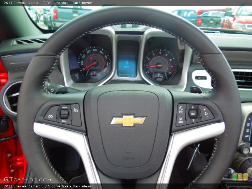 Black Interior Steering Wheel for the 2013 Chevrolet Camaro LT/RS Convertible #70750271