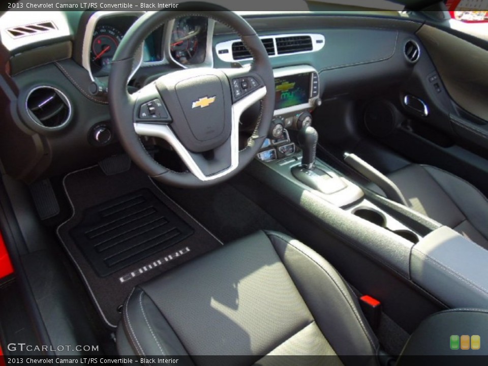 Black Interior Photo for the 2013 Chevrolet Camaro LT/RS Convertible #70750370