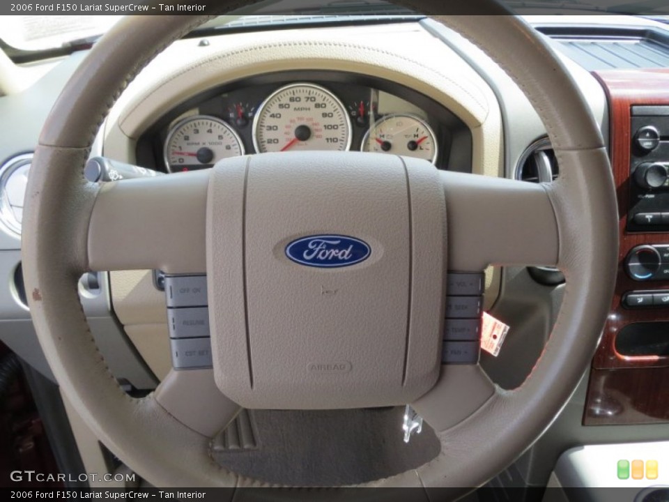 Tan Interior Steering Wheel for the 2006 Ford F150 Lariat SuperCrew #70751597