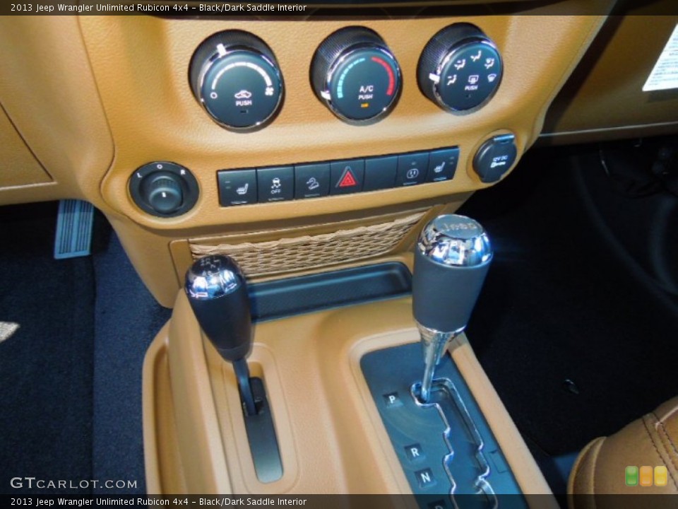 Black/Dark Saddle Interior Transmission for the 2013 Jeep Wrangler Unlimited Rubicon 4x4 #70754399