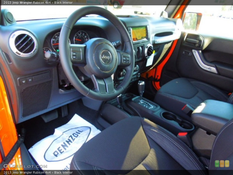 Black Interior Photo for the 2013 Jeep Wrangler Rubicon 4x4 #70755020