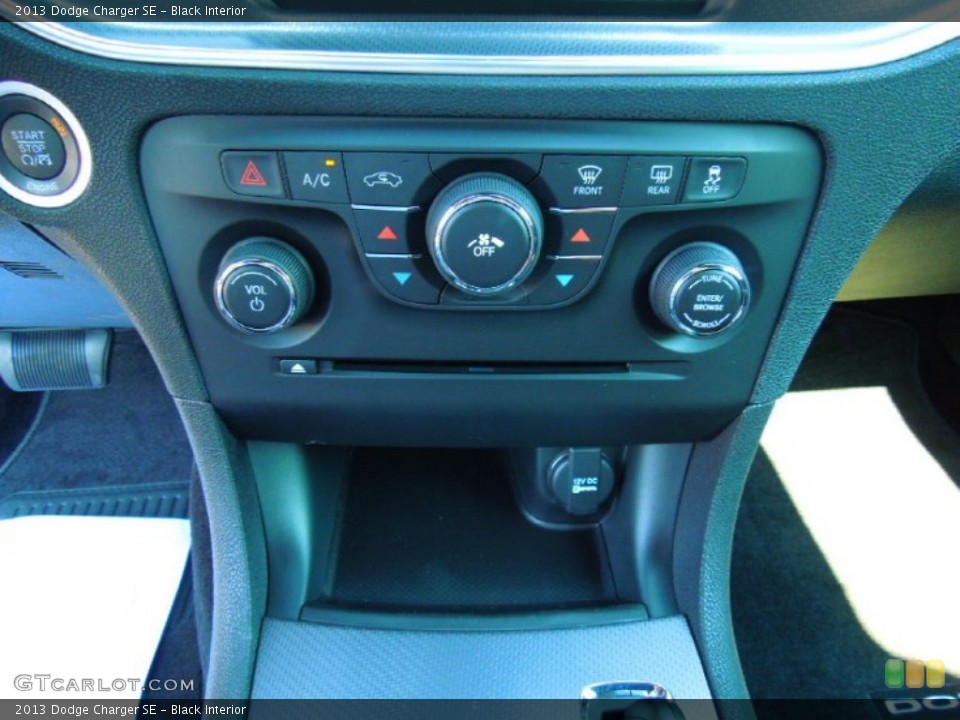 Black Interior Controls for the 2013 Dodge Charger SE #70755380
