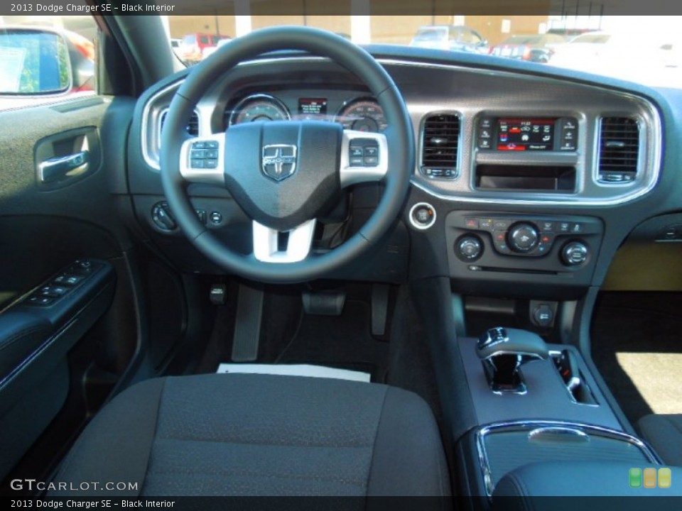 Black Interior Dashboard for the 2013 Dodge Charger SE #70755428