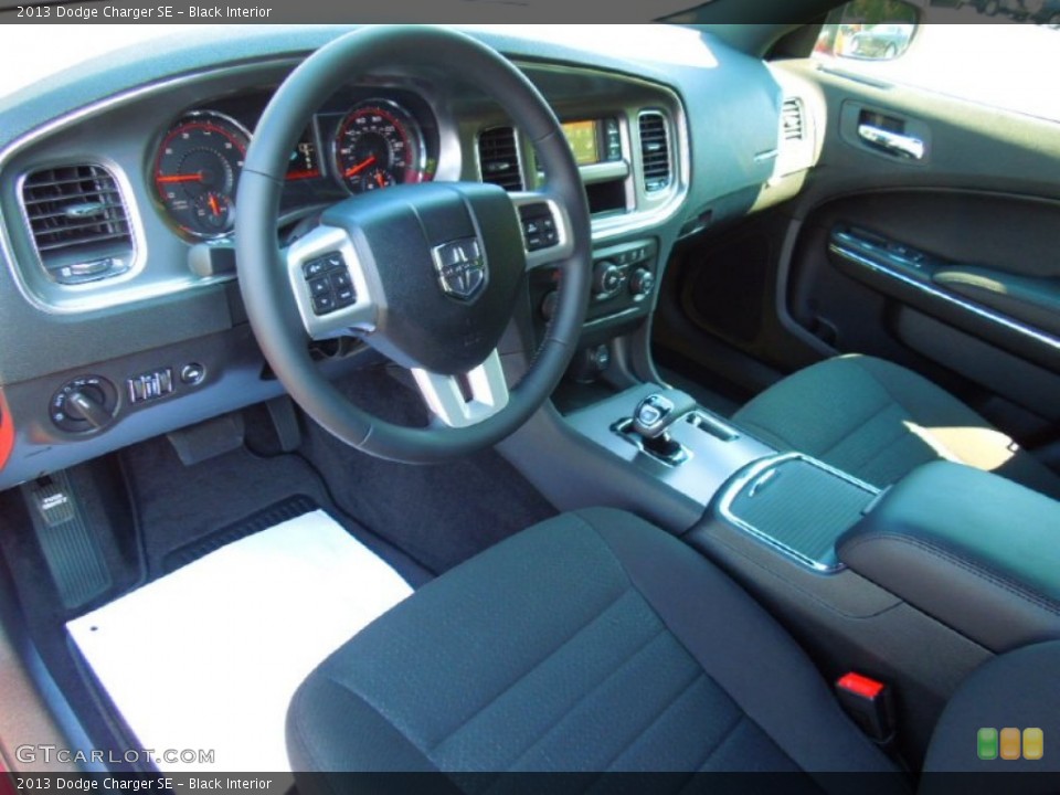 Black Interior Photo for the 2013 Dodge Charger SE #70755509