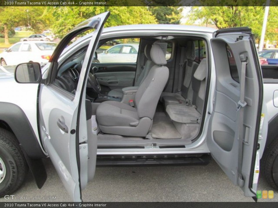 Graphite Interior Photo for the 2010 Toyota Tacoma V6 Access Cab 4x4 #70757228