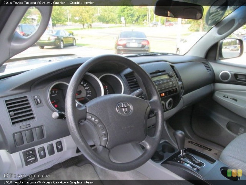 Graphite Interior Photo for the 2010 Toyota Tacoma V6 Access Cab 4x4 #70757255