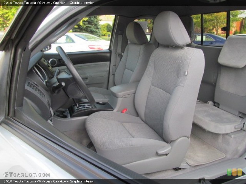 Graphite Interior Photo for the 2010 Toyota Tacoma V6 Access Cab 4x4 #70757261