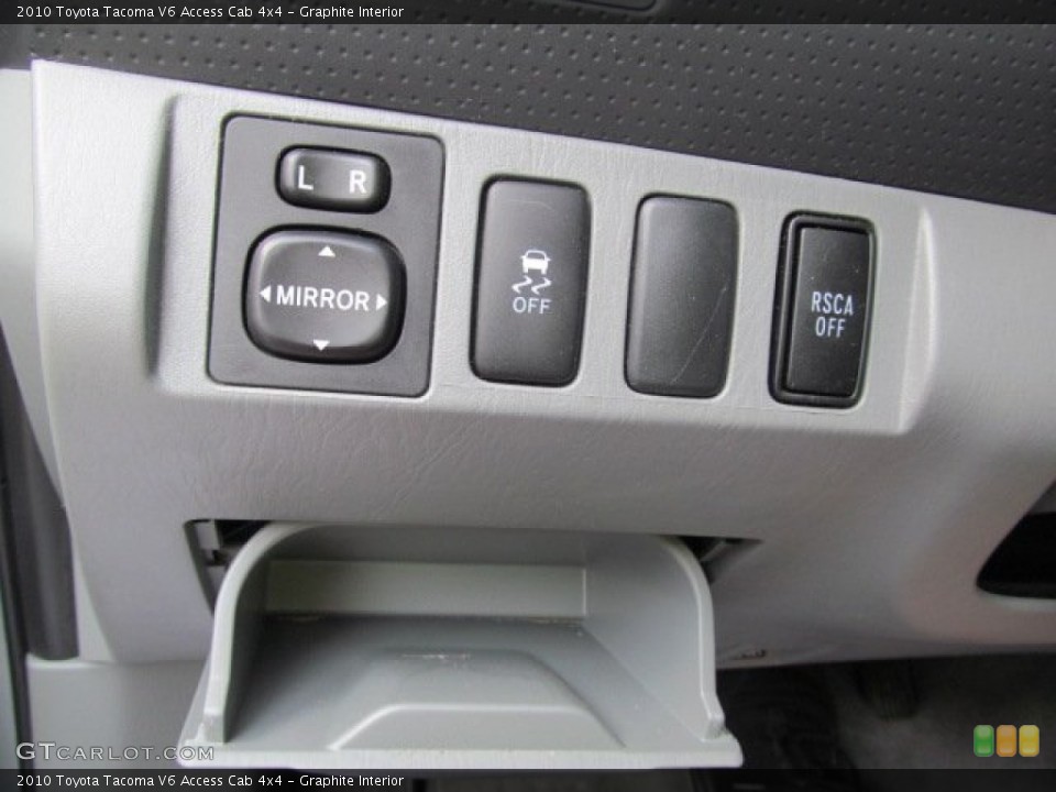 Graphite Interior Controls for the 2010 Toyota Tacoma V6 Access Cab 4x4 #70757291