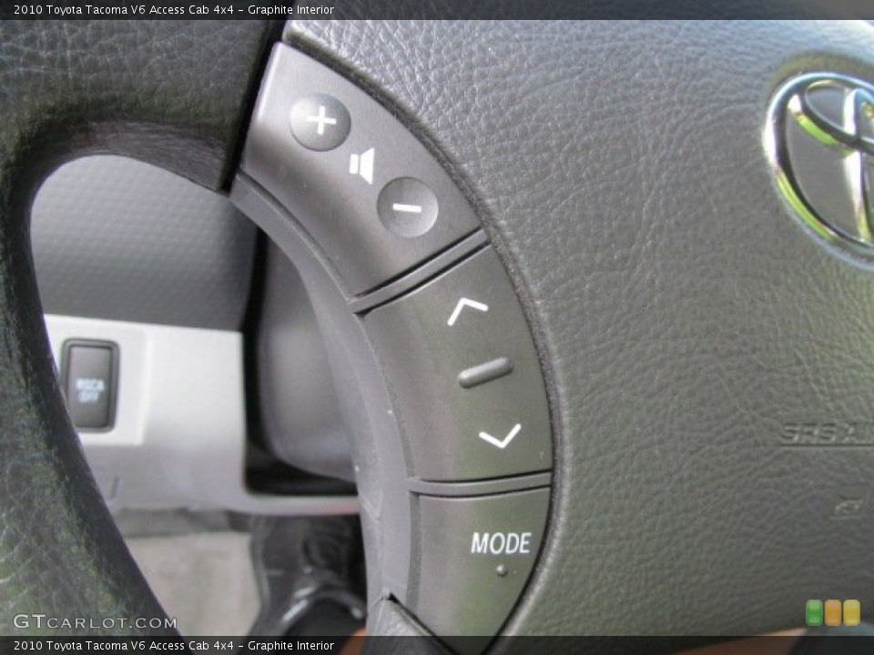 Graphite Interior Controls for the 2010 Toyota Tacoma V6 Access Cab 4x4 #70757300