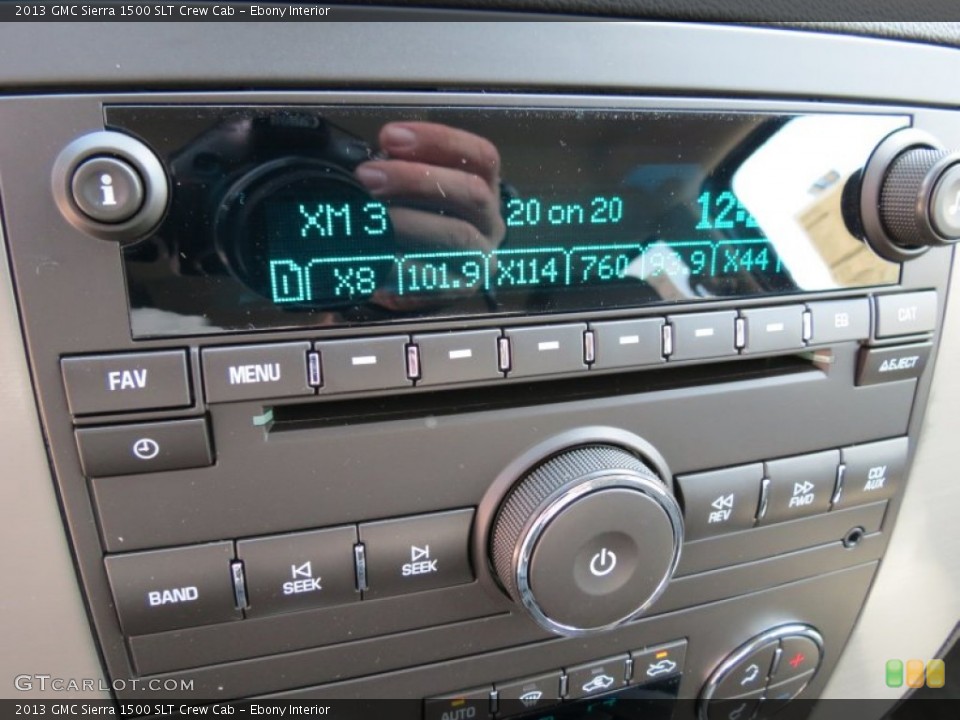 Ebony Interior Audio System for the 2013 GMC Sierra 1500 SLT Crew Cab #70759922