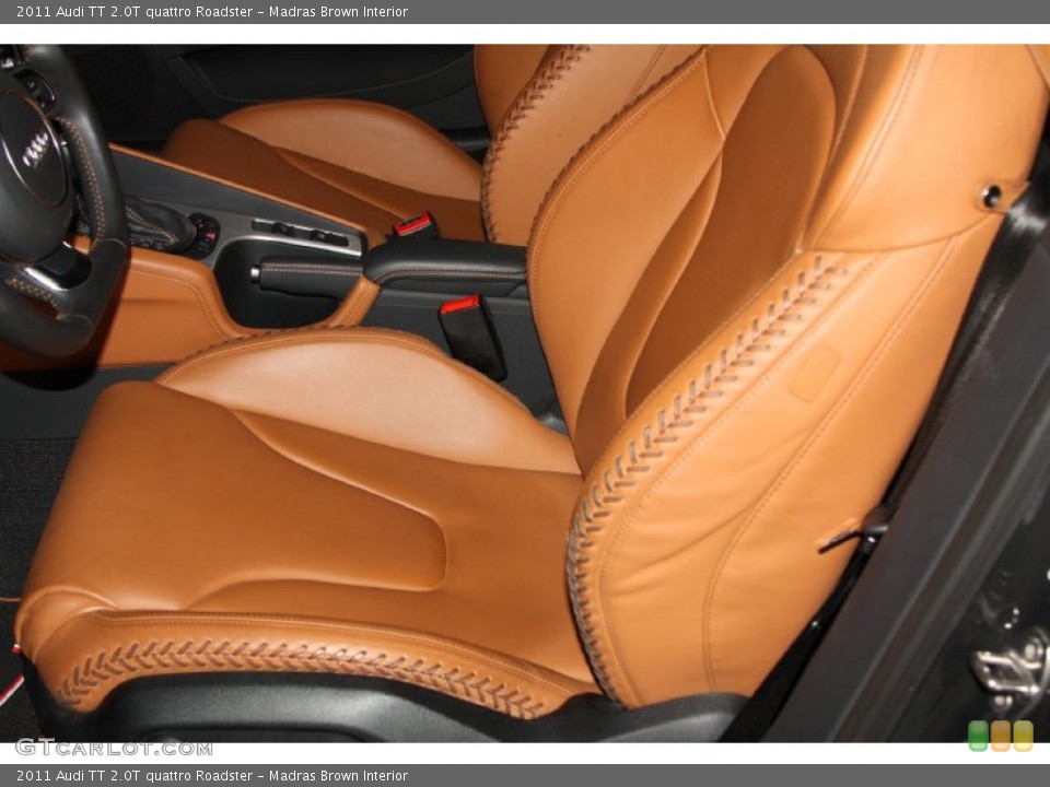 Madras Brown Interior Front Seat for the 2011 Audi TT 2.0T quattro Roadster #70761236