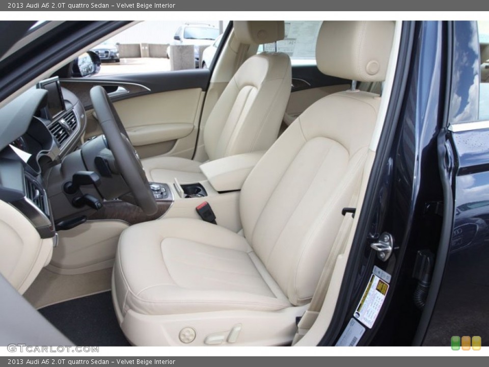Velvet Beige Interior Photo for the 2013 Audi A6 2.0T quattro Sedan #70762283
