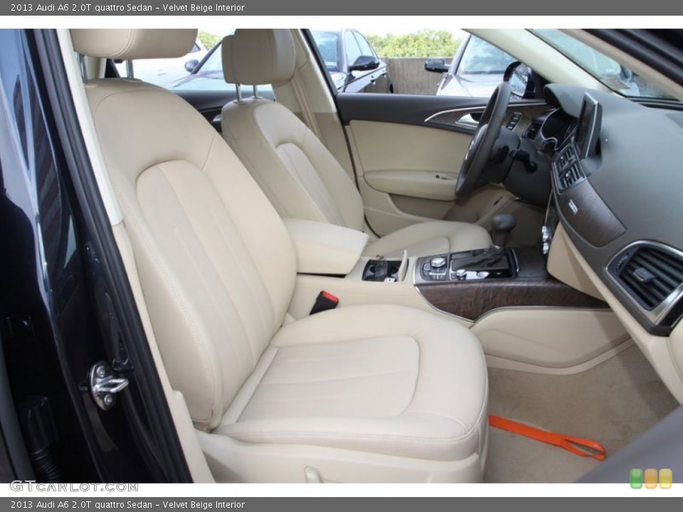 Velvet Beige Interior Front Seat for the 2013 Audi A6 2.0T quattro Sedan #70762400