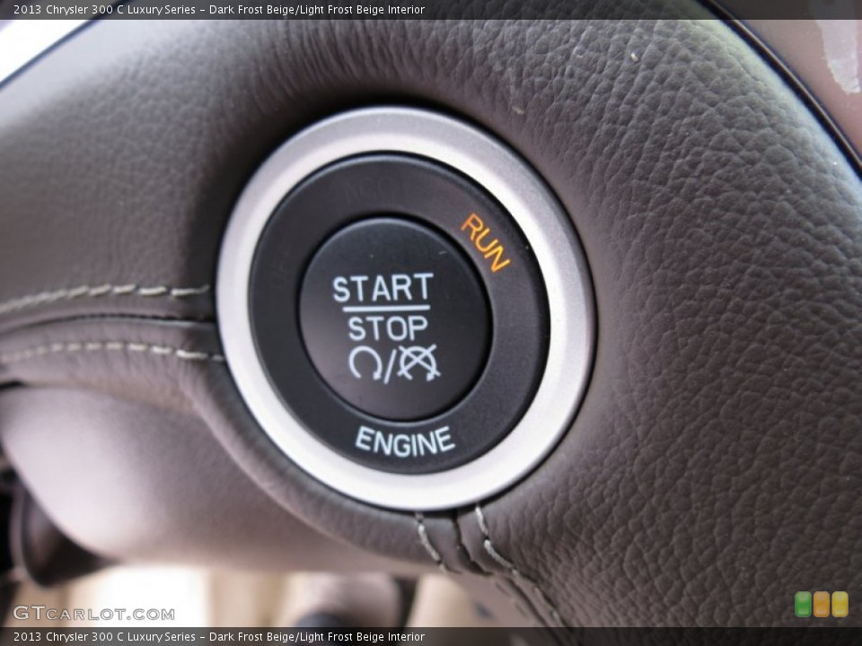 Dark Frost Beige/Light Frost Beige Interior Controls for the 2013 Chrysler 300 C Luxury Series #70762665