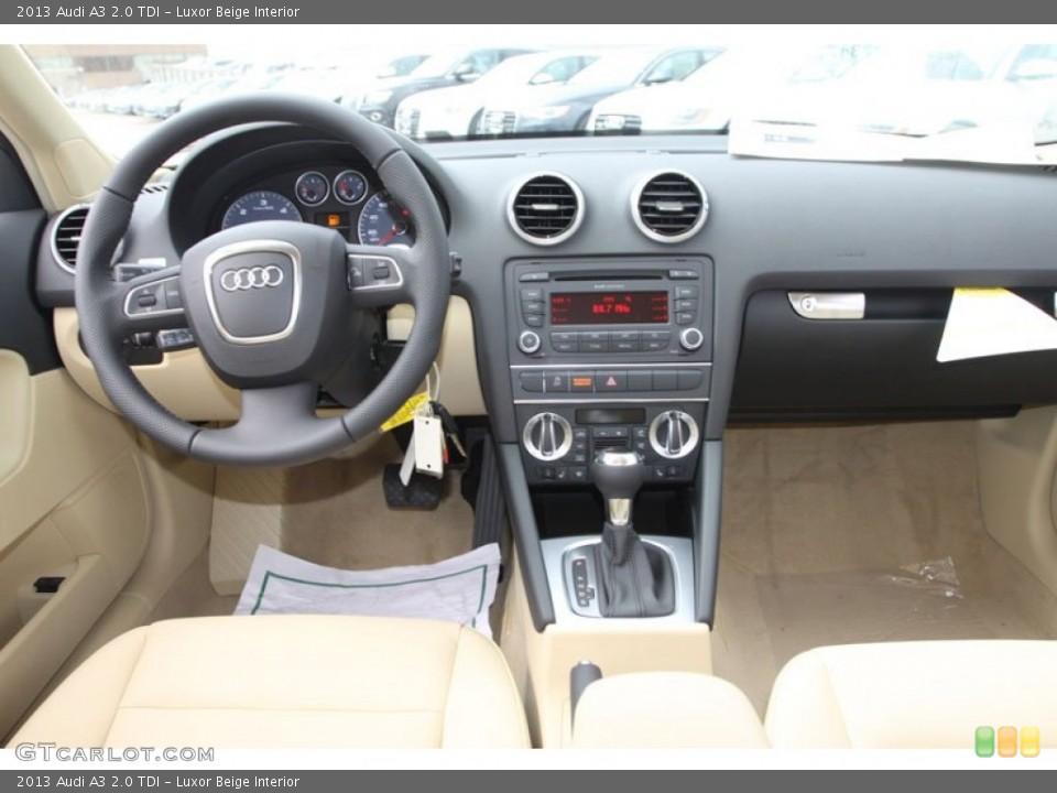 Luxor Beige Interior Dashboard for the 2013 Audi A3 2.0 TDI #70762778