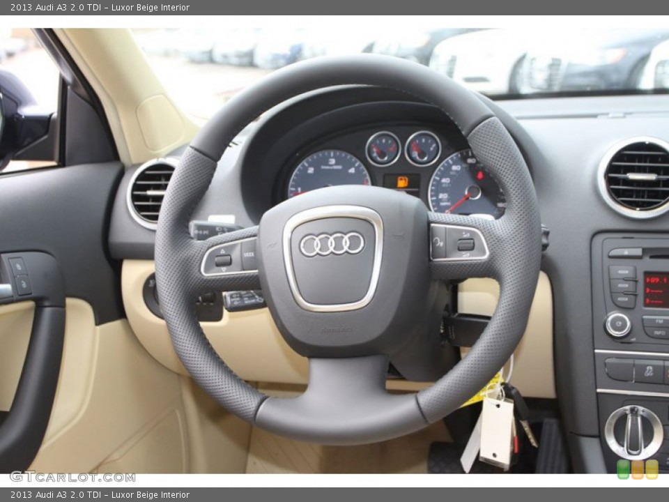 Luxor Beige Interior Steering Wheel for the 2013 Audi A3 2.0 TDI #70762787